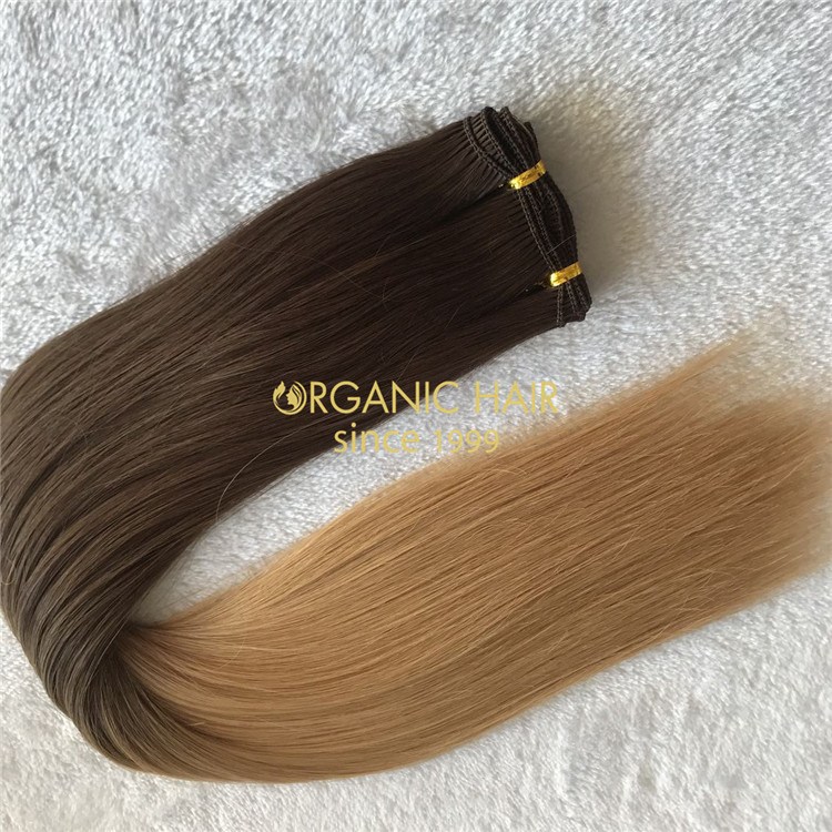 Soft omber T4/27 Best quality hand tied wefts for high-end market A160